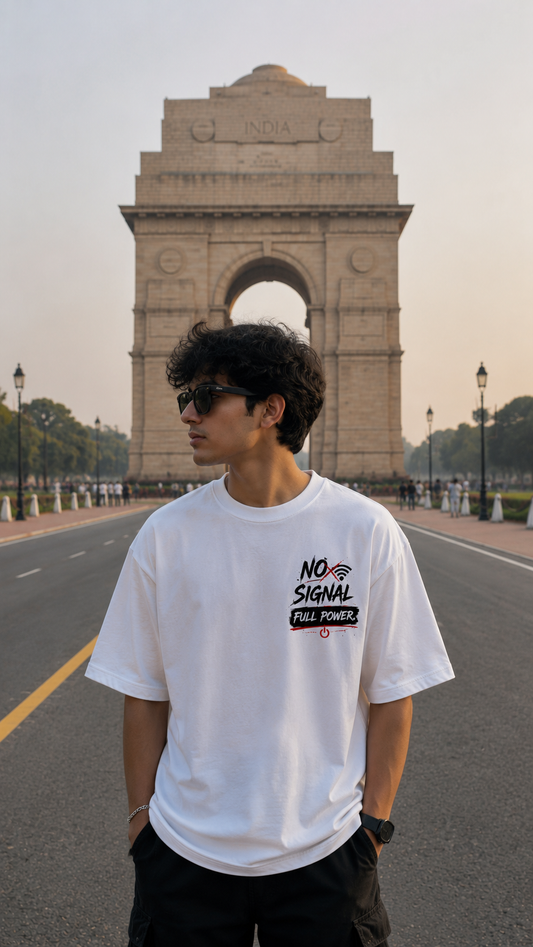 NS Unisex Premium Front And Back Printed Oversized Standard T-Shirt